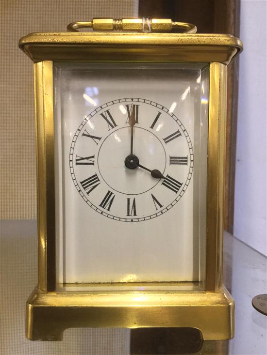 Brass carriage timepiece